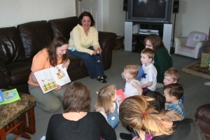 reading mother goose