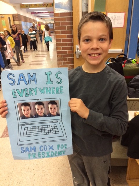 sam campaign poster