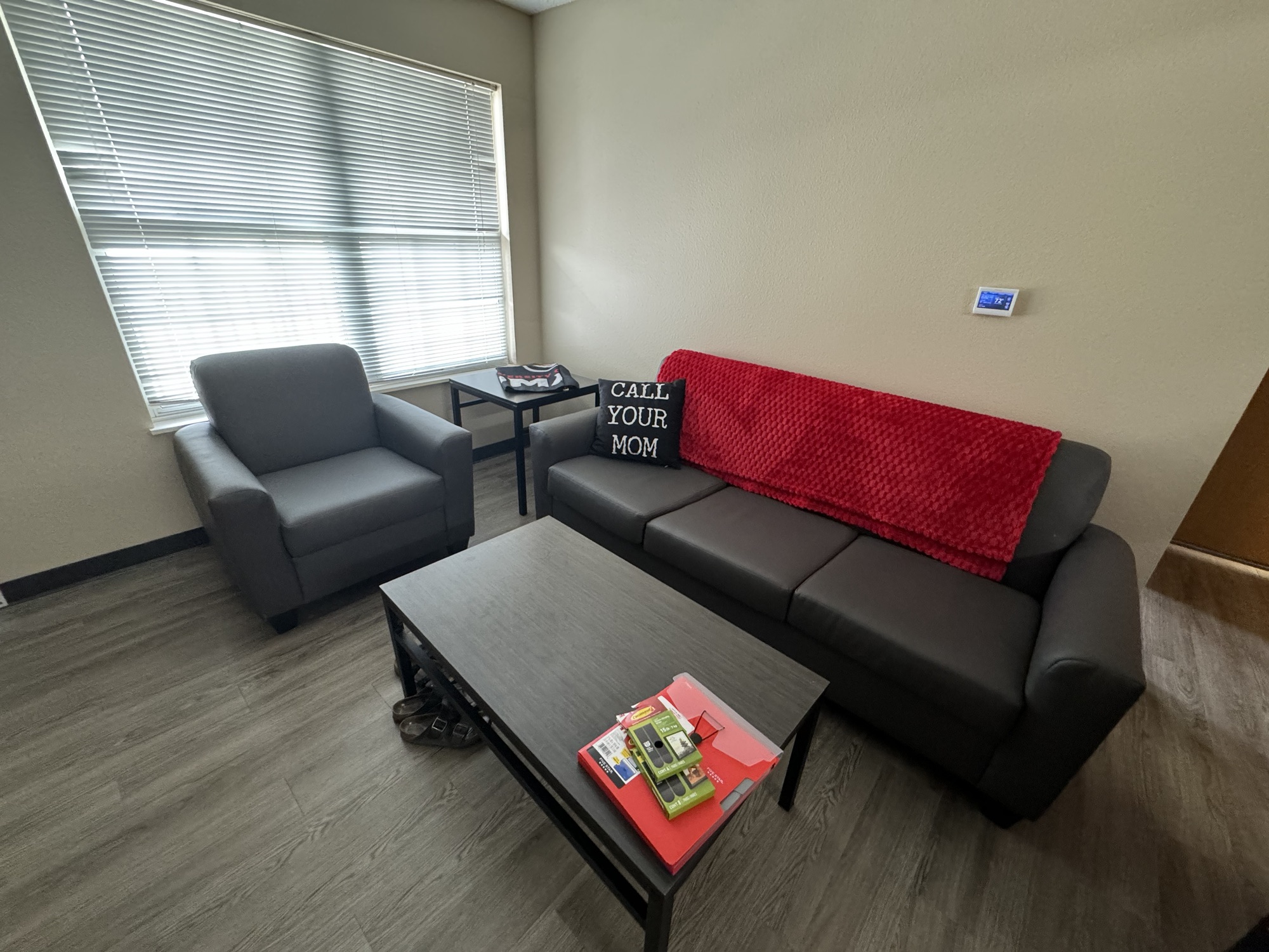 UNO dorm living room